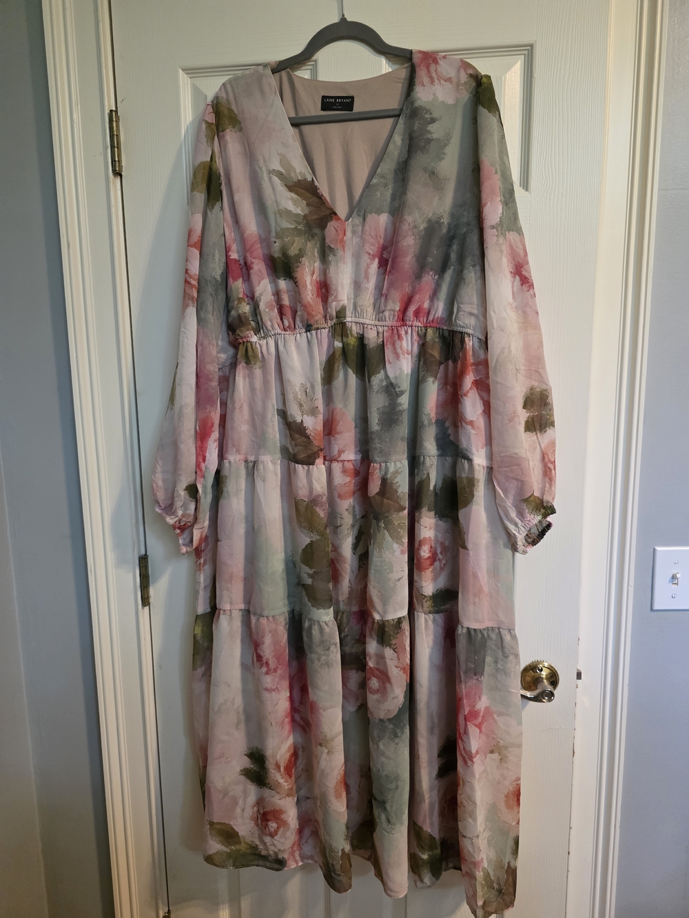 Lane Bryant Taupe Lightweight Top in Neutral Tone